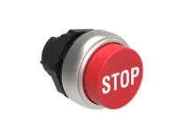 B.P. DEPASSANT PLASTIQUE MOMENT. AVEC 'STOP' ROUGE
