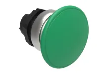 BOUTON COUP-DE-POING PLASTIQUE MOMENT. 40mm VERT