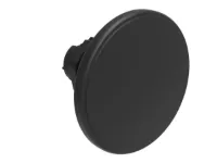 BOUTON COUP-DE-POING PLASTIQUE MOMENT. 60mm NOIR
