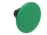 BOUTON COUP-DE-POING PLASTIQUE MOMENT. 60mm VERT