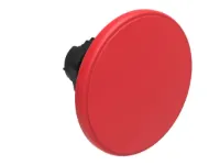 BOUTON COUP-DE-POING PLASTIQUE MOMENT. 60mm ROUGE