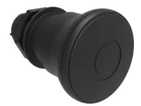 "BOUTON COUP-DE-POING A ACCROCHAGE, TIRER POUR DEVER. 40mm BLACK"