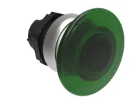 BOUTON COUP-DE-POING LUMINEUX A INTERMITTENT 40MM VERT