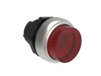 B.P. VERROUILLAGE ILLUM. DEPASSANT PLASTIQUE DEBLOCAGE A PRESSION ROUGE