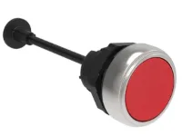 B.P. MECANIQUE AFFLEURANT PLASTIQUE A INTERMITTENT AVEC TIGE 140MM ROUGE
