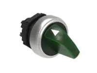 SELECTEUR LUMINEUX A MANETTE 2 POS VERT STABLE