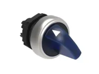 SELECTEUR LUMINEUX A MANETTE 2 POS BLEU STABLE