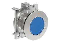 B.P. PLAT AFFLEURANT METAL. MOMENT. BLEU
