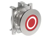 B.P. PLAT AFFLEURANT METAL. MOMENT. AVEC 'O' ROUGE