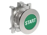 B.P. PLAT AFFLEURANT METAL. MOMENT. AVEC 'START' VERT
