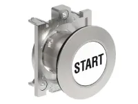 B.P. PLAT AFFLEURANT METAL. MOMENT. AVEC 'START' BLANC