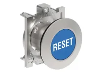 B.P. PLAT AFFLEURANT METAL. MOMENT. AVEC 'RESET' BLEU