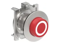 B.P. PLAT DEPASSANT METAL. MOMENT. AVEC 'O' ROUGE
