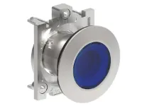 B.P. PLAT ILLUM. AFFLEURANT METAL. MOMENT. BLEU