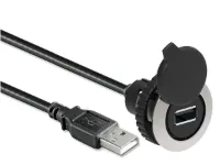 INTERFACE DE COMMUNICATION USB 3.0 TYPE A/A 30MM AVEC CABLE 0.5M