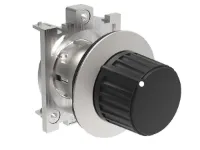 SEL. PLAT A BOUTON ROTATIF METAL. 2 POS. INSTABLE DROITE