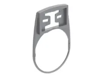 PORTE-ETIQUETTE POUR ETIQUETTES 15X27MM PLAST GRIS