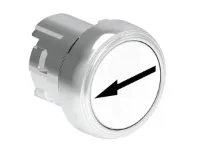 B.P. AFFLEURANT METAL. MOMENT. AVEC FLECHE D/G BLANC