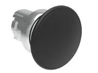 BOUTON COUP-DE-POING METAL. MOMENT. 40mm NOIR