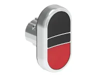 B.P. DBLE TCHE AFF. METAL. MOMENT. NOIR/ROUGE