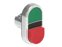 B.P. DBLE TCHE 1 AFF. ET 1 DEPAS. METAL. MOMENT. VERT/ROUGE