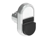 B.P. DBLE TCHE 1 AFF. ET 1 DEPAS. METAL. MOMENT. NOIR/BLANC