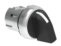 SEL. A MANETTE METAL. 3 POS. SPRING RET. DROIT AU CTRE