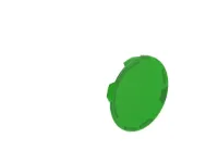 VERRES POUR BOUTON AFFLEURANT A IMPULSION ET POUSSER-POUSSER LUMINEUX VERT