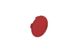 VERRES POUR BOUTON AFFLEURANT A IMPULSION ET POUSSER-POUSSER LUMINEUX ROUGE
