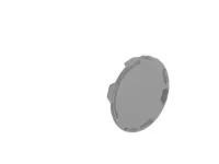VERRES POUR BOUTON AFFLEURANT A IMPULSION ET POUSSER-POUSSER LUMINEUX TRANSPARENT