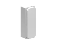 BOITIER EN METAL SANS TROU 80X80X73 GRIS