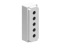 BOITIER EN METAL 5 TROUS GRIS