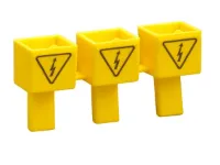 JEU DE 3 CACHES ISOLANTS POUR TERMINAISONS DE BARRES NON UTILISEES