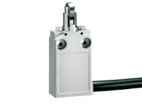 INTERRUPTEUR A POUSSOIR A GALET A SORTIE DE CABLE METAL 1NO+1NF