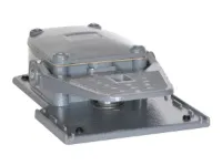 INTERRUPTEUR A PEDALE 1NO+1NF CORPS METAL
