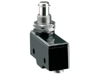 MICRORUPTEUR METAL A POUSSOIR A VIS M12 FIXATION A ECROU