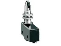 MICRORUPTEUR A POUSSOIR A GALET PLASTIQUE A VIS M12 FIXATION A ECROU