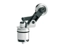TETE DE COMMANDE A LEVIER A GALET LATERAL METAL