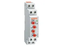 RELAIS TEMPORISE MULTIFONCTION0.1 SEC-10 JOURS 2 CONTACTS 12-240V ALIMENTATION AC/DC