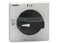 POIGNEE CADENASSABLE NOIRE A ON &amp; OFF UNI 9490 ISO EN 12845 FIXATION A ECROU NEMA4X