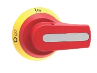 POIGNEE CADENASSABLE ROUGE/JAUNE FIXATION A VIS NEMA4X DEVEROUILLABLE