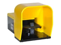 INTERRUPTEUR A PEDALE FERME AVEC DISPOSITIF DE VERROUILLAGE 1NO+1NF CORPS PLASTIQUE