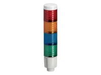 COLONNE LUMINEUSE 45MM DEL VERT-BLEU-ORANGE-ROUGE 24VDC
