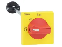 BOUTON VERROUILLAGE PORTE CADENASSABLE IP65/4X POUR SM1R ROUGE/JAUNE