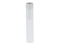 TUBE DE RALLONGE FILETE METAL 100MM POUR SOCLE 50MM