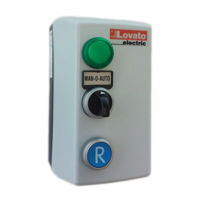 DEMARREUR 120V 1PH MAX 0.1HP BOBINE 120/60 1-1.6A B.P. RESET AVEC SEL. 3 POS. &amp; DEL VERT