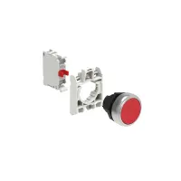 KIT B.P. ROUGE AVEC EMBASE DE FIXATION ET CONTACT 1 NF