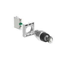 KIT SEL. A CLE 2 POS. METAL EXT. CLE GAUCHE AVEC EMB. DE FIX. &amp; ELEM. DE CONT. 1 NO