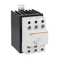 REL STATIQUE (SSR) AVEC DISSIP INTEG 3PH (3 CONTROLEES) 25A LIGNE 48-600VAC CONTROLE 90-280VAC