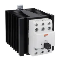 REL STAT (SSR) AVEC DISSIP INTEG 3PH (3 CONTROLEES) 40A LIGNE 48-600VAC CONTROLE 90-280VAC